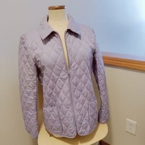 Vintage Burberry quilted coat in lavender